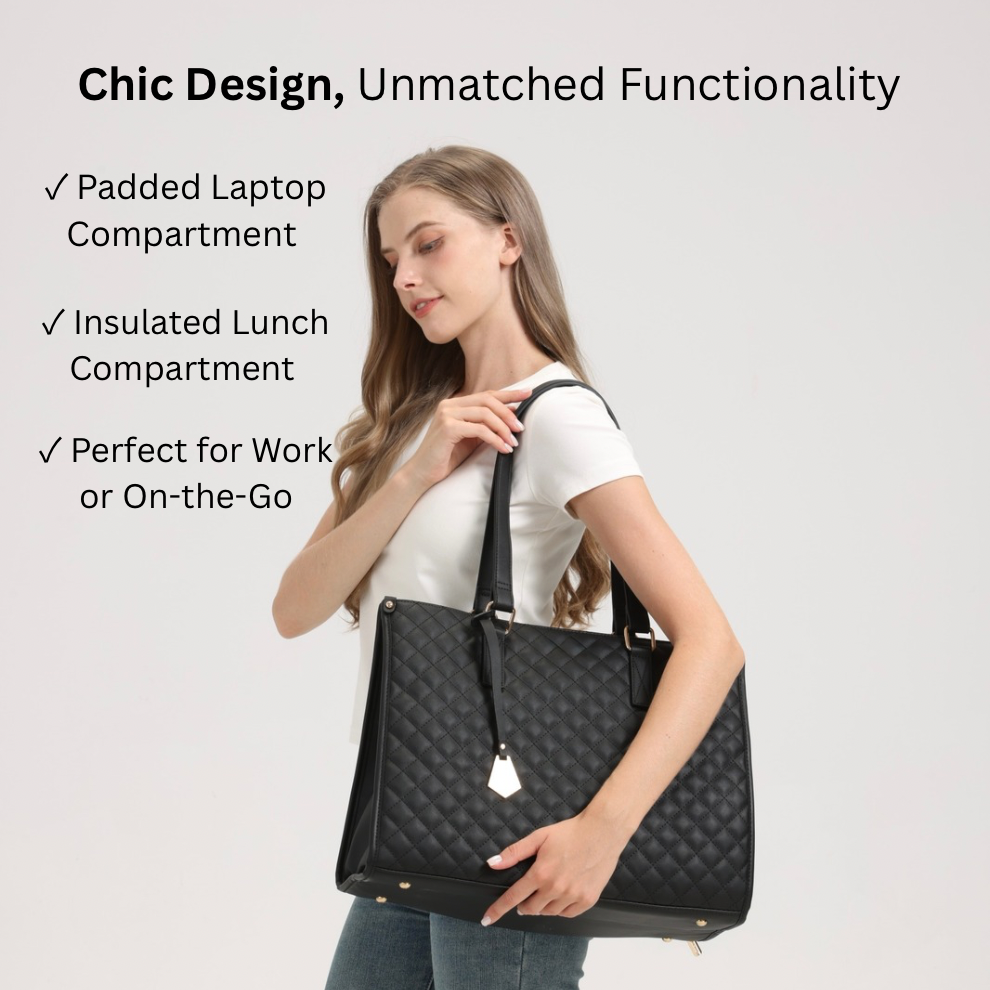 Versatile 3-in-1 Convertible Totebag: Stylish, Waterproof, and Organized